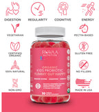 RUWAA NUTRITION Probiotics for Kids. Yummy Gut Happy Organic