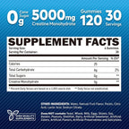 duwhot Creatine Monohydrate Gummies for Men - 120 Count - image 2