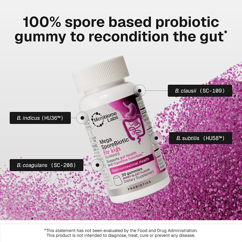 Microbiome Labs MegaSporeBiotic Probiotics for Digestive Health