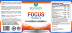 Best Earth Naturals Focus Formula Supplement for Concentration - 30 Capsules - image 3