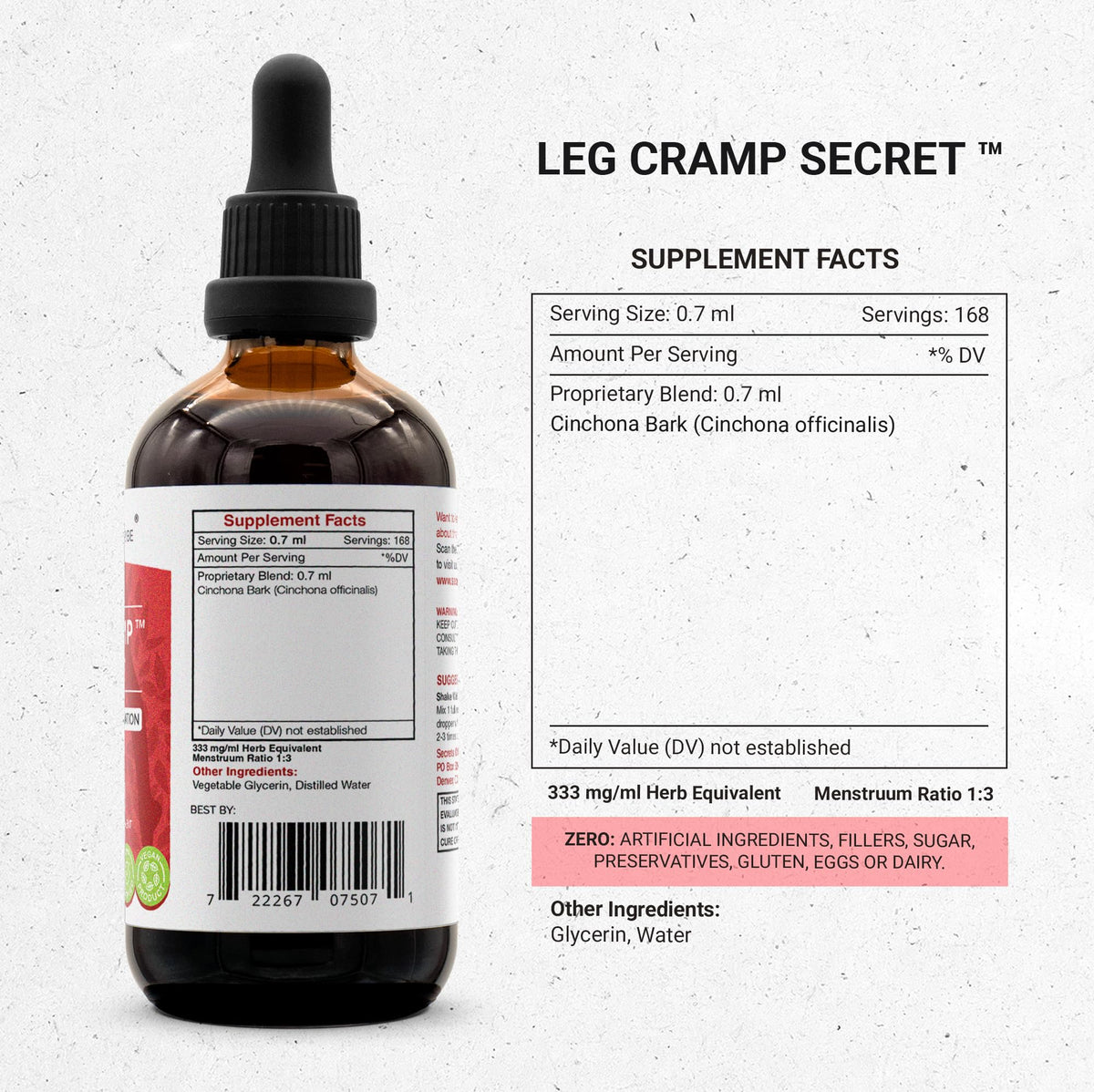 Secrets of the Tribe Leg Cramp Secret Alcohol-Free Extract