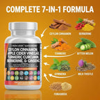 Clean Nutraceuticals Ceylon Cinnamon Berberine Turmeric 16-in-1 - 60 Capsules - image 4