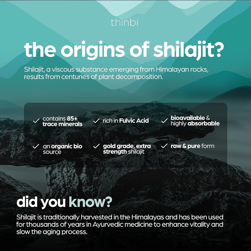 THINBI Himalayan Shilajit Capsules - 90 Capsules - image 5