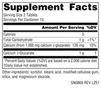 Source Naturals Calcium D-Glucarate 500mg