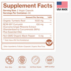 Pure Micronutrients Organic Turmeric Curcumin 1000mg - 60 Vegan Capsules - image 6
