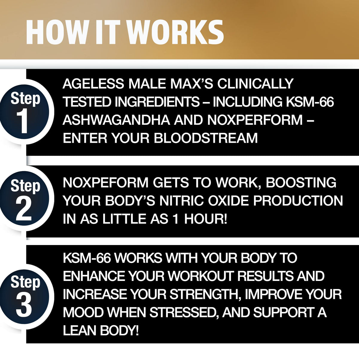 Ageless Male Max Nitric Oxide Booster Chewable for Men - 100 Count - image 5