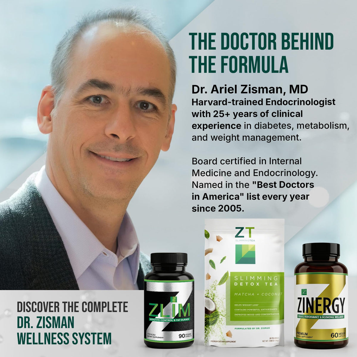 Dr. Zisman Natural Energy and Weight Control Supplement for Men