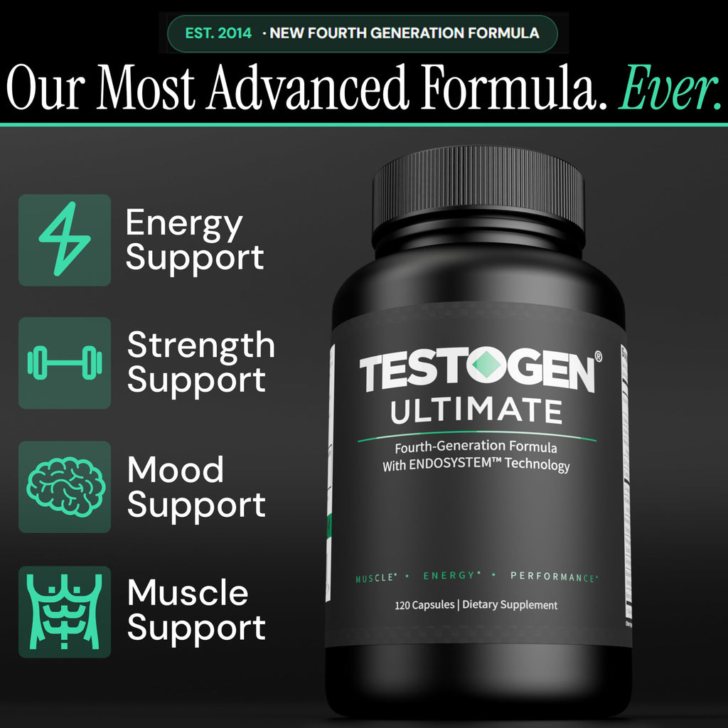 TestoGen Natural Testosterone Support - 120 Capsules - image 2