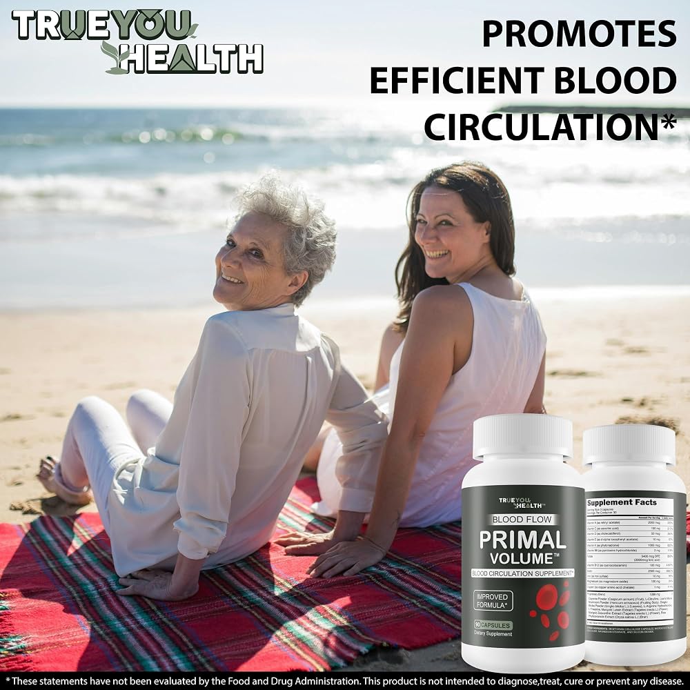 True You Health Blood Flow Primal Volume Nitric Oxide Booster - 90 Capsules - image 5