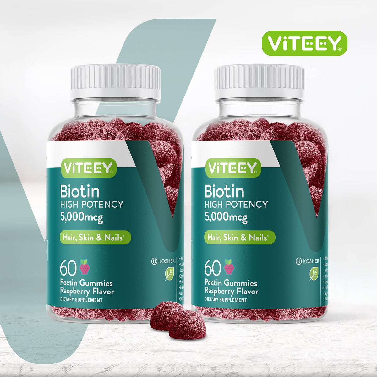Viteey Biotin Gummies for Hair