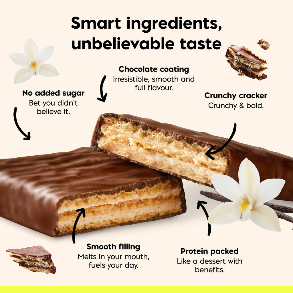 N!CK'S Protein Wafer Bar Vanilla - 24 Bars - image 2