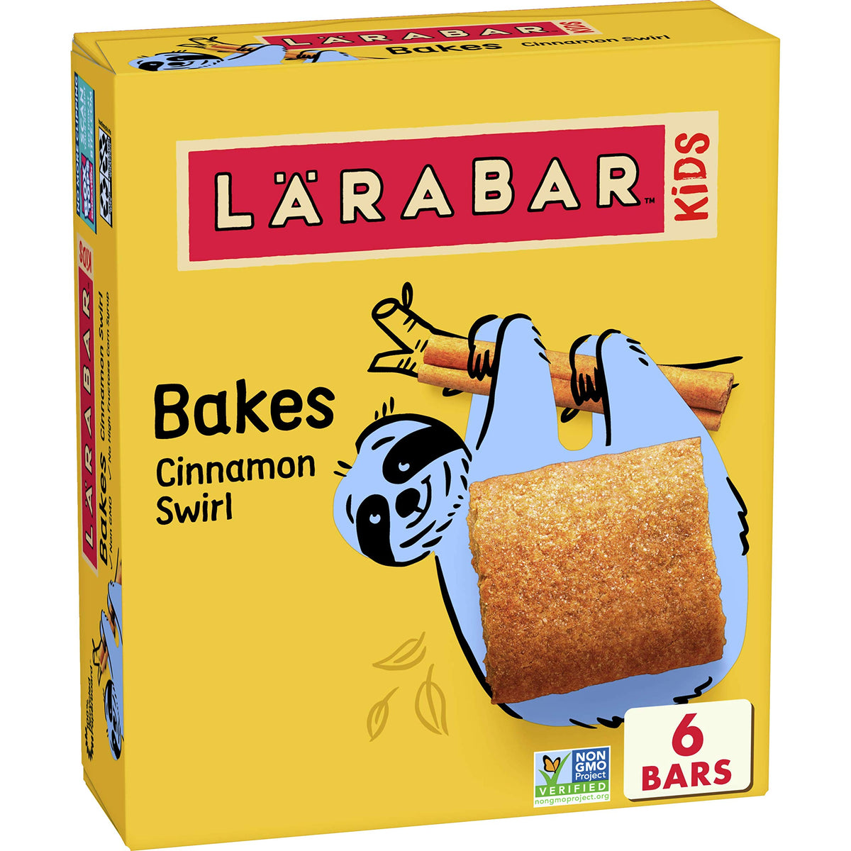 LÄRABAR Kids Bakes Cinnamon Swirl Bars - 6 Count