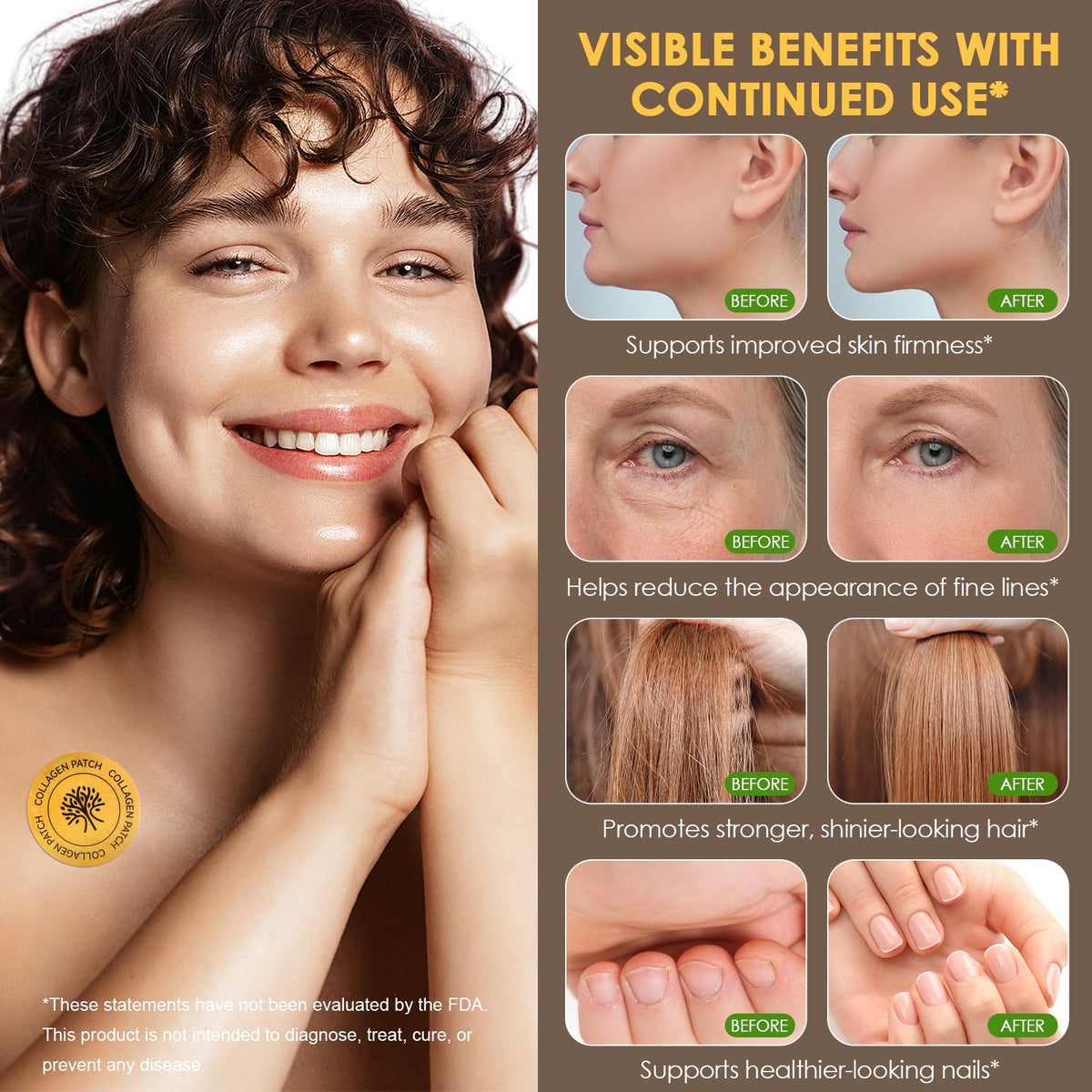 Generic Collagen Patches with Vitamin C & Peptides - 30 Patches - image 7