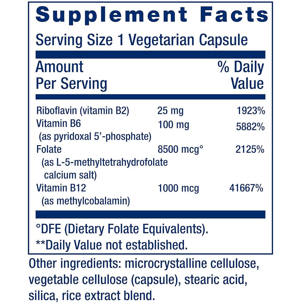 Life Extension Homocysteine Resist Vegetarian Capsules - 60 Count - image 3