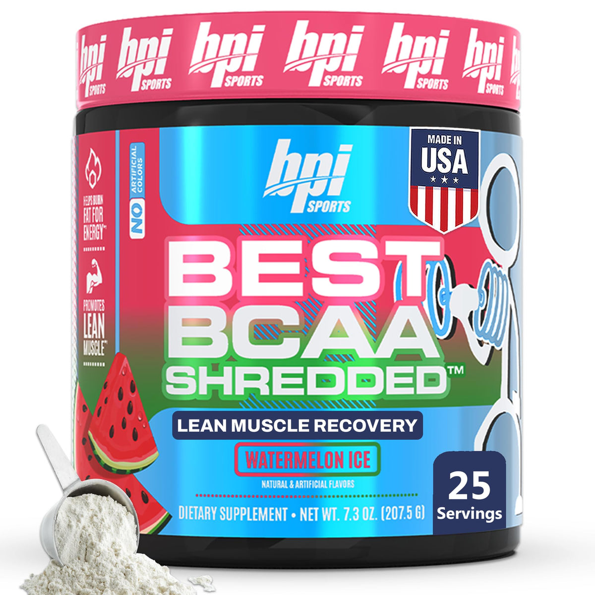 BPI Sports Best BCAA Shredded Caffeine-Free Thermogenic Recovery