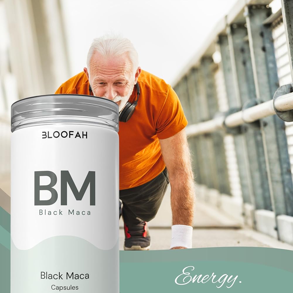 Bloofah BM Black Maca Capsules 500mg - 120 Count - image 8