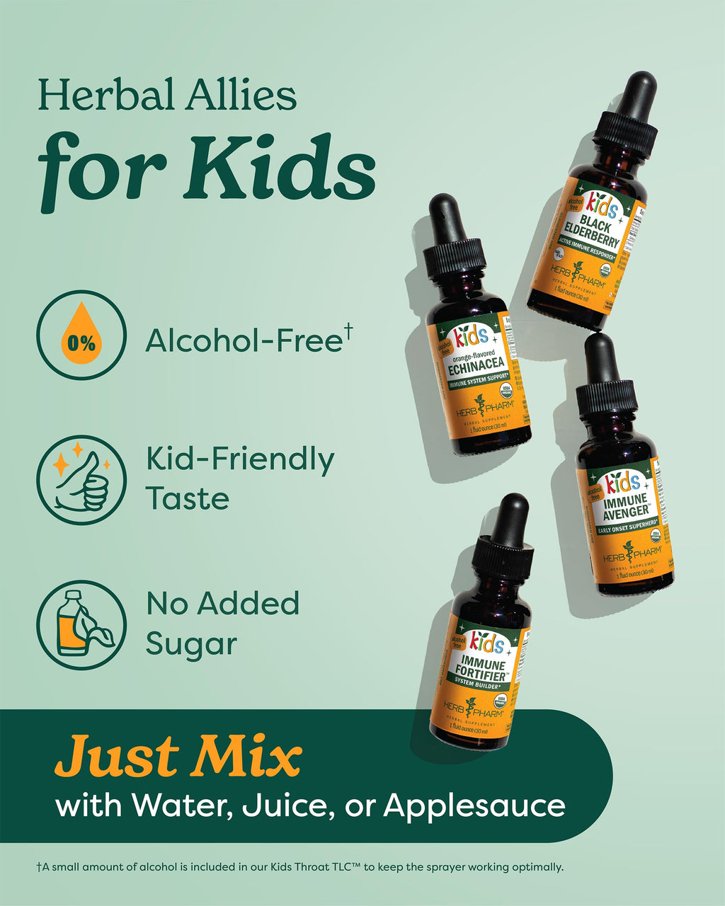 Herb Pharm Kids Lemon Balm Calm Organic Herbal Tincture - 1 fl oz - image 5