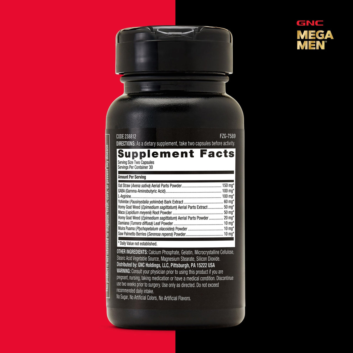 GNC Mega Men Staminol Male Vitality Formula - 60 Capsules - image 8
