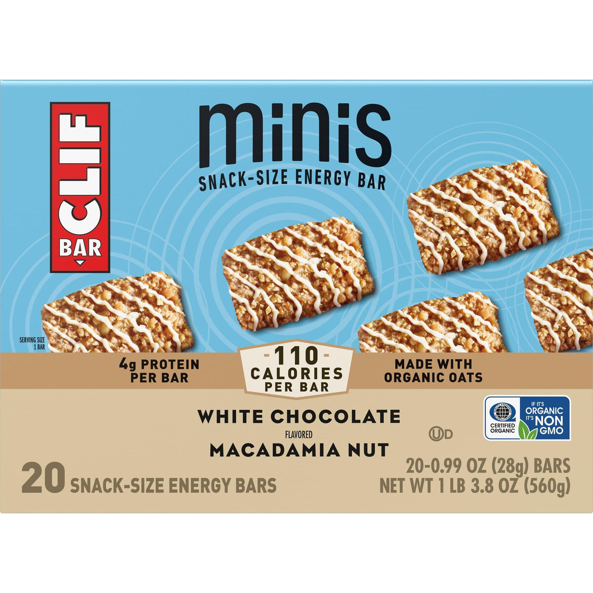 CLIF BAR Minis Snack-Size Energy Bars, Chocolate Chip