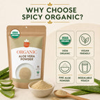 SPICY ORGANIC Organic Aloe Vera Powder