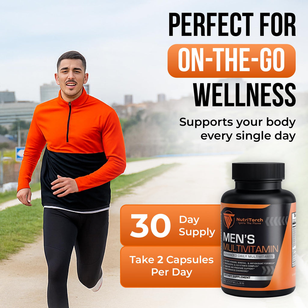 NutriTorch Multivitamin for Men with Vitamins A, C & D - 60 Capsules - image 4