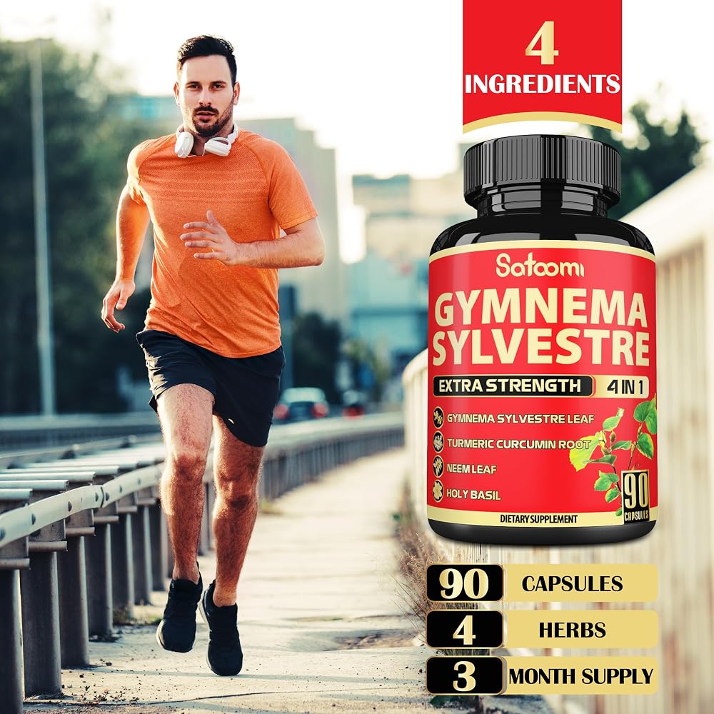 Satoomi Pure Gymnema Sylvestre Capsules Extract - 90 Capsules - image 5