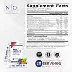 N1O1 N.O. Beetz Nitric Oxide Powder, Mixed Berry - 30 Sachets - image 7