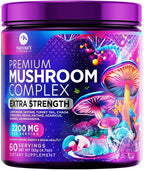 Nature's Peak Mushroom Powder Blend 11-in-1 Complex - 60 Servings