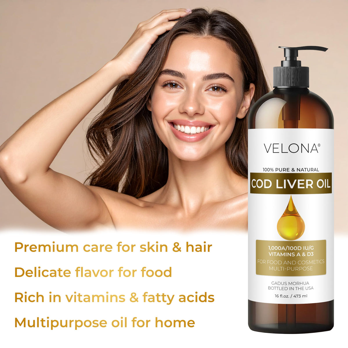 velona Cod Liver Oil - 2 oz - 7 lb