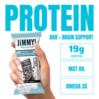 JIMMYBAR Cookies N Cream Protein Bars 19g - 12 Count - image 2