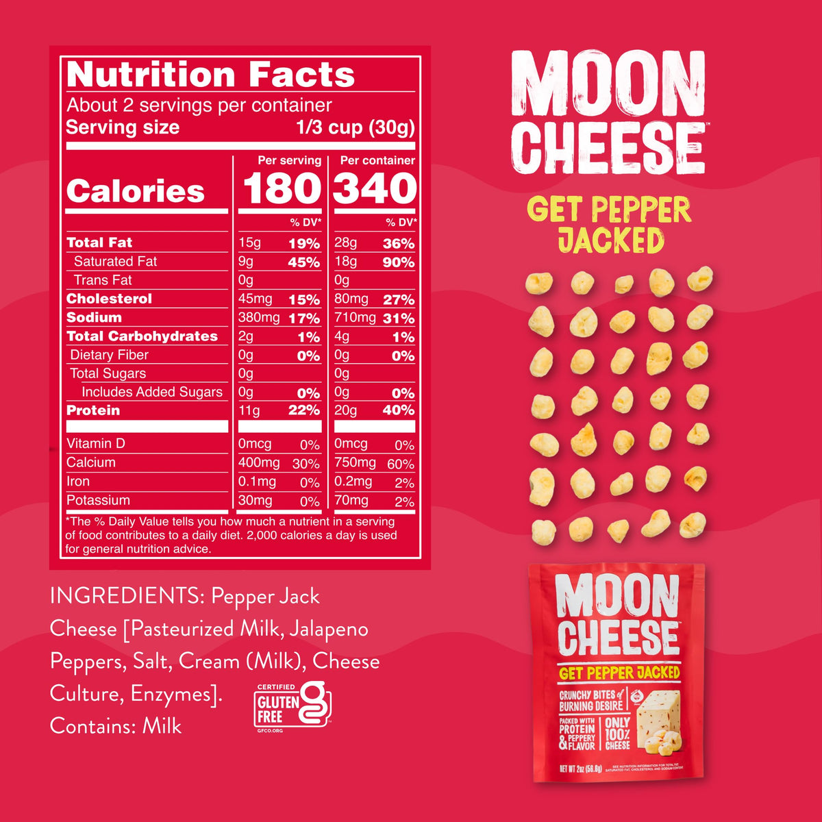 Moon Cheese Get Pepper Jacked Cheese Bites - 3 Pack - image 3