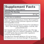 PROTOCOL FOR LIFE BALANCE Melatonin 20 mg Maximum Strength - image 2