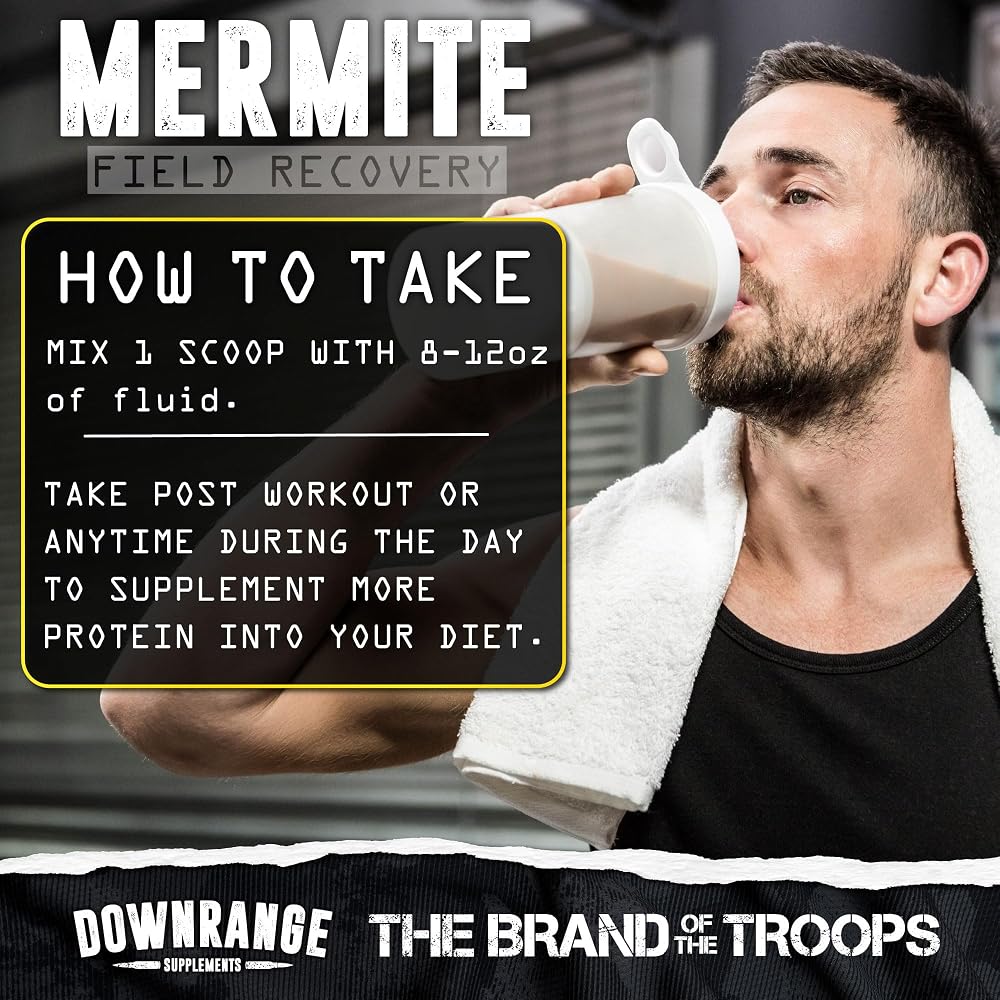 DownRange Mermite Whey Protein Powder Post Workout - 30 Servings - image 4