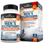 BioSchwartz Mens Multivitamin with Vitamin C A B D3 E Zinc for Immune