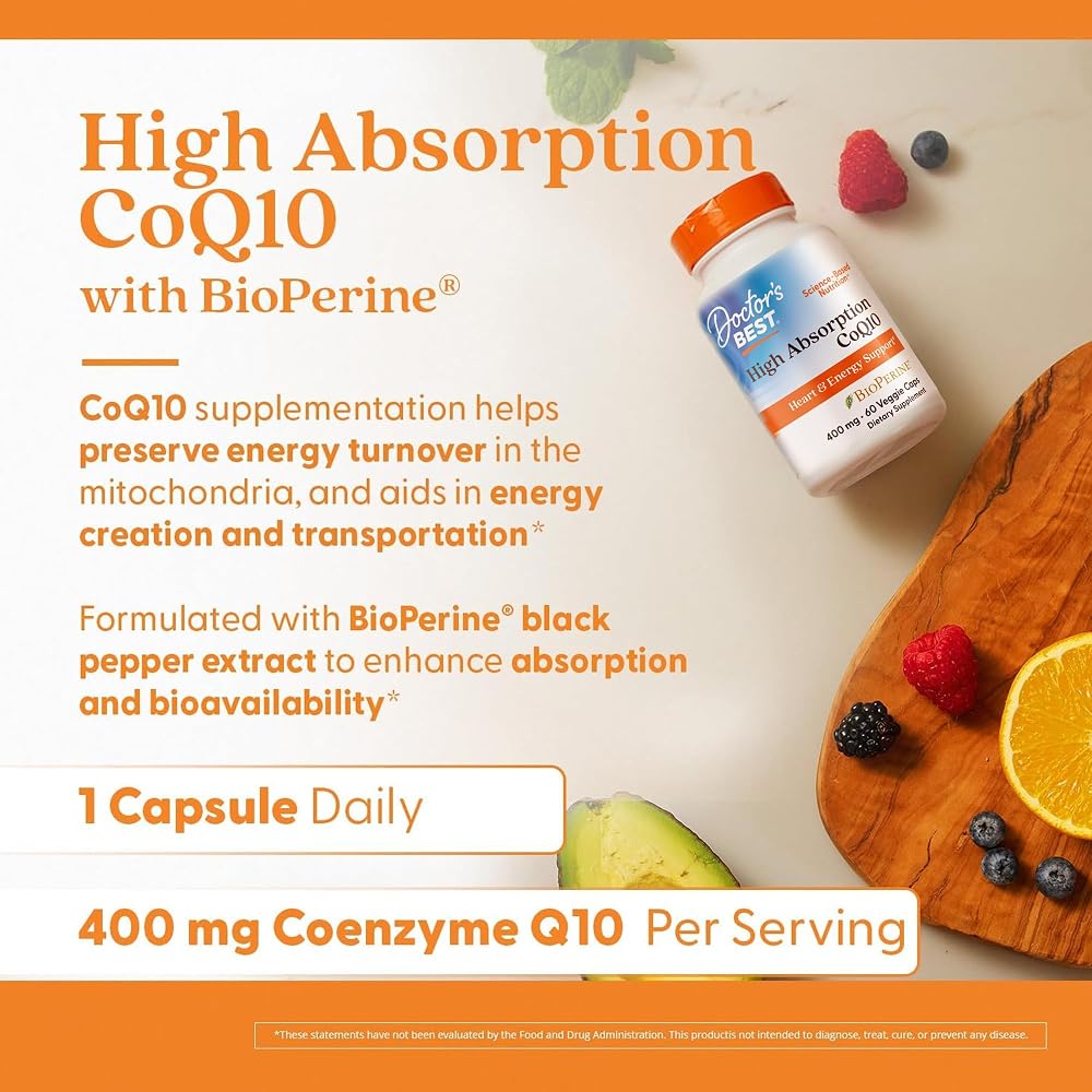 Doctor's BEST High Absorption CoQ10 400mg with BioPerine - image 4
