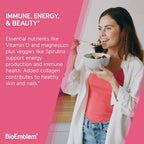 BioEmblem Women's Multivitamin with 21 Nutrients - 90 Capsules - image 3
