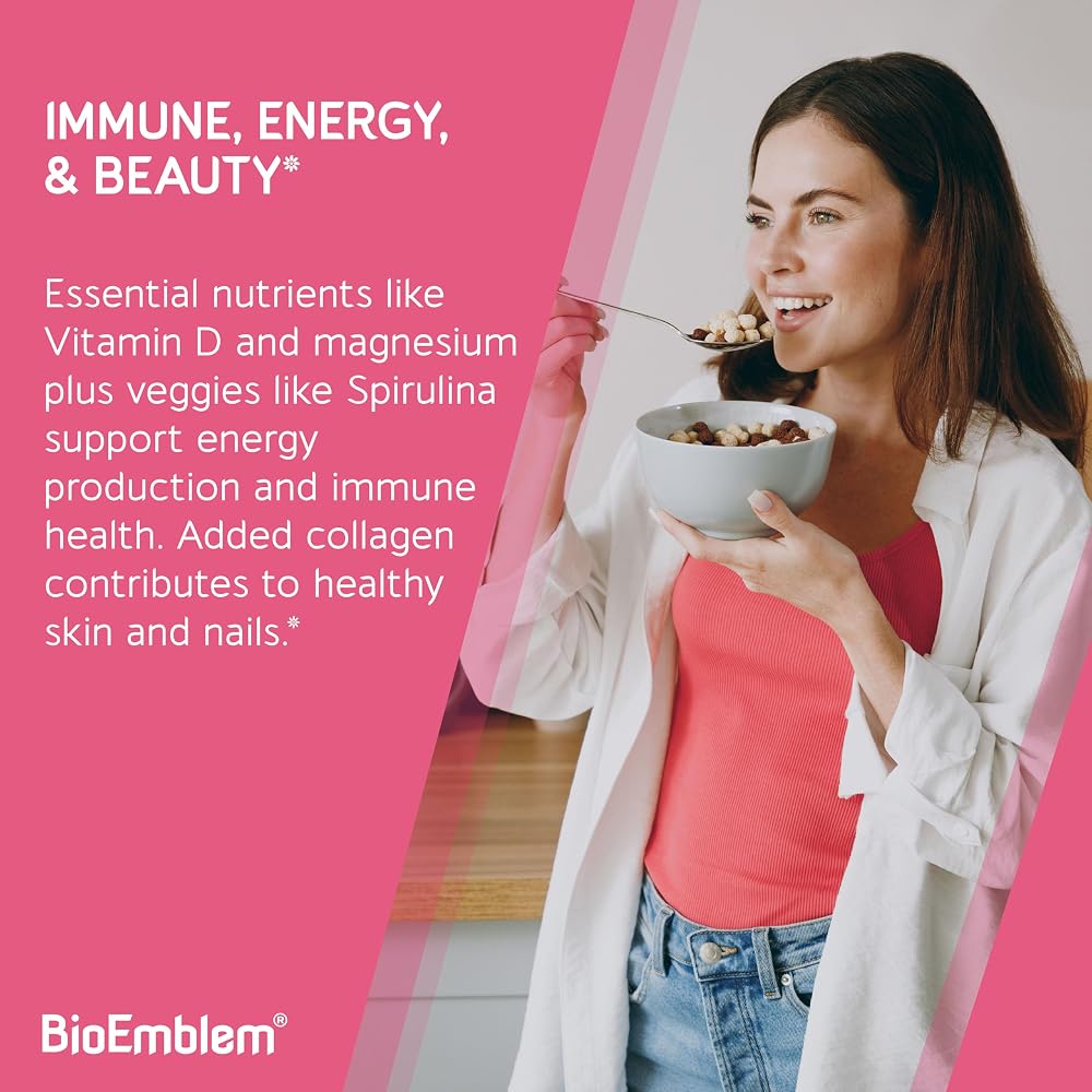 BioEmblem Women's Multivitamin with 21 Nutrients - 90 Capsules - image 3