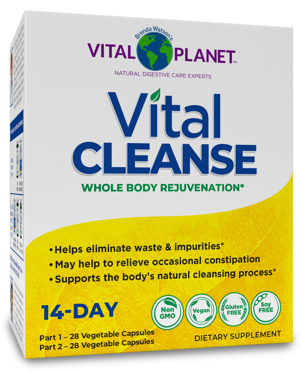 Vital Planet Vital Cleanse with Milk Thistle - 56 Capsules