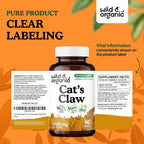 Wild & Organic Product Image Cat's Claw Herbal Supplement 1000 mg