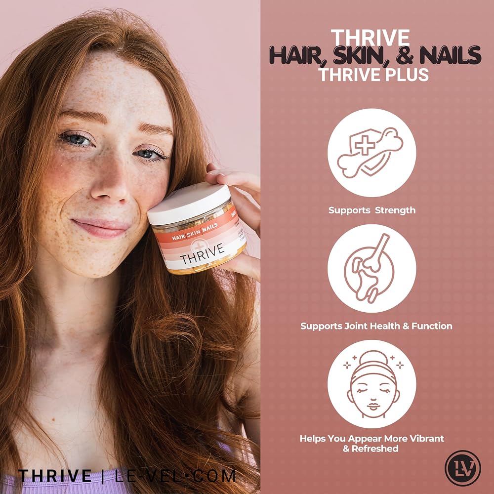 Le-Vel Thrive Premium Collagen with Biotin 3500mcg - 60 Capsules - image 5