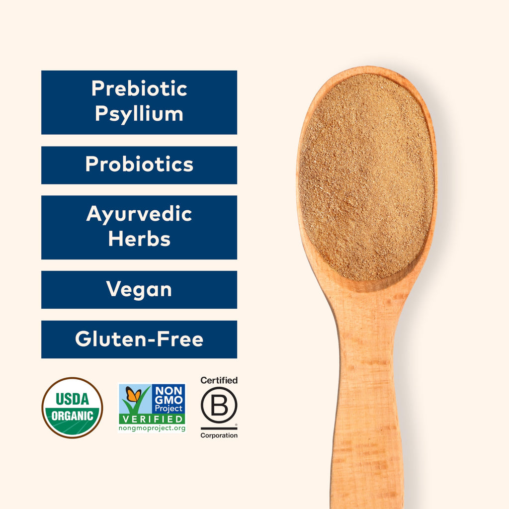 ORGANIC INDIA Psyllium Husk Pre & Probiotic Fiber