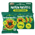 Crisp Power Everything Protein Pretzels High Protein Snack - 6 Pack