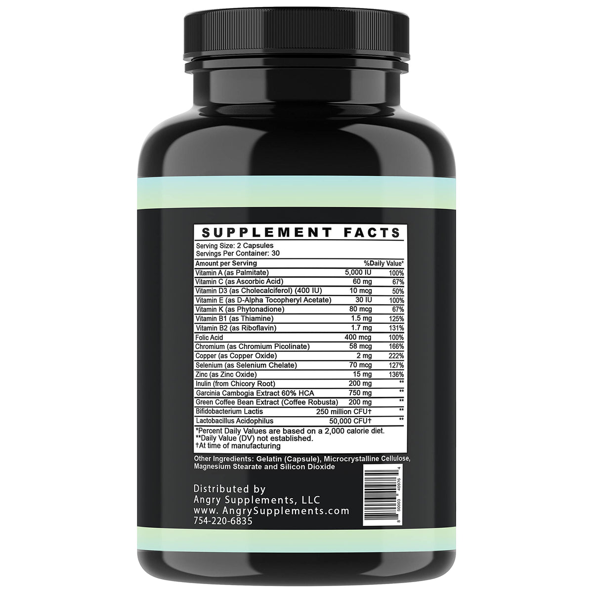 Angry Supplements Probiotic Immunity Multi-Vitamin - 60 Count - image 4