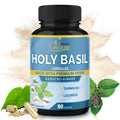 Organic Cadane Holy Basil Supplements with Turmeric & Ginger - 90 Capsules