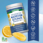 Nature's Truth Magnesium Glycinate Powder Lemon - 6 oz - image 3