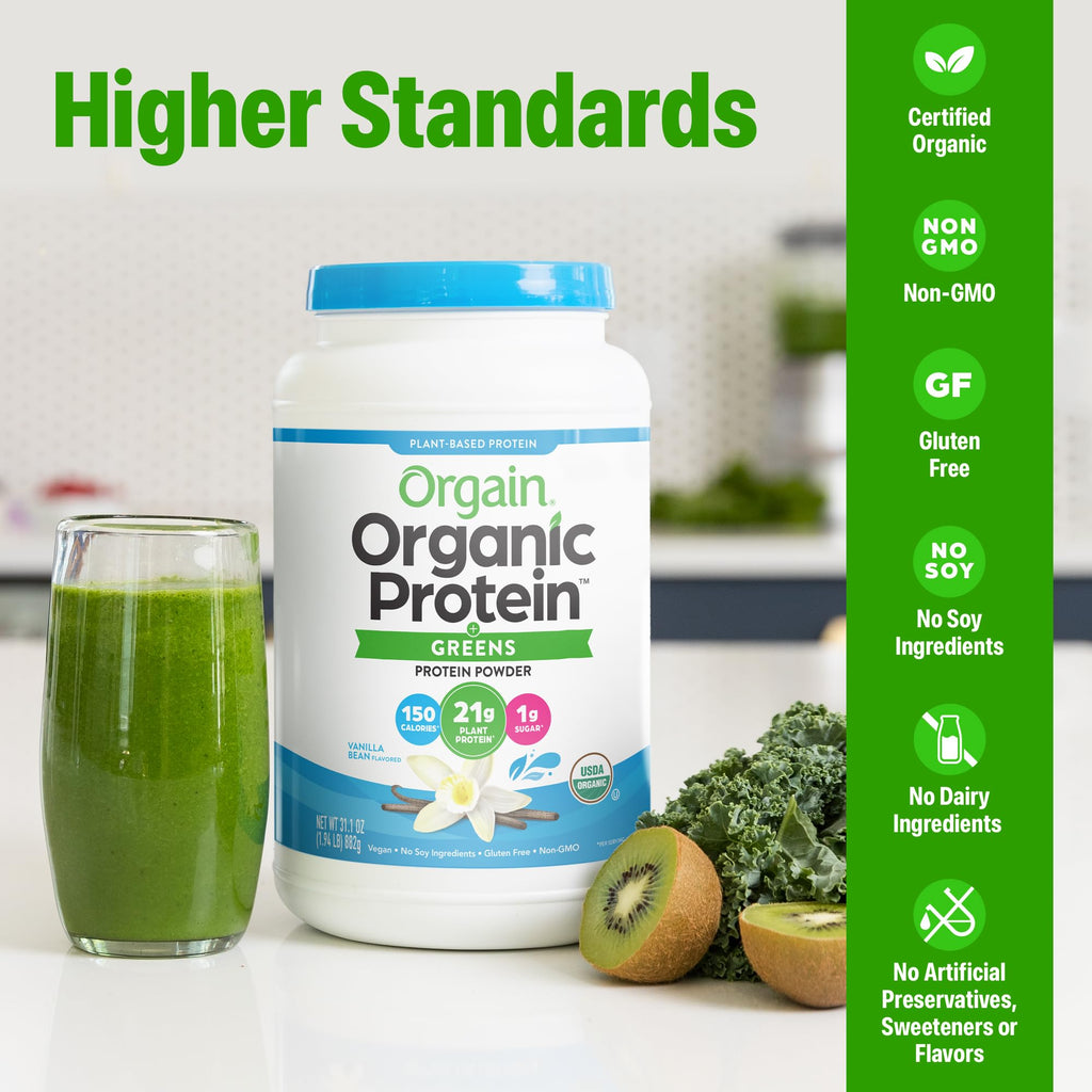 Orgain Organic Vegan Protein Powder + Greens