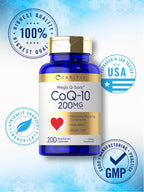 Carlyle CoQ10 200mg Mega Q-Sorb - 200 Capsules - image 5