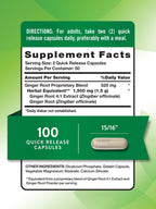 Nature's Truth Ginger Root Extract 1500 mg - 100 Capsules - image 2