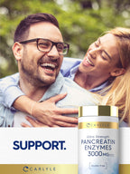 Carlyle Pancreatin Digestive Enzymes - 250 Caplets - image 6