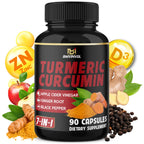 BMVINVOL Turmeric Curcumin 95% with Ginger & Black Pepper - 90 Capsules